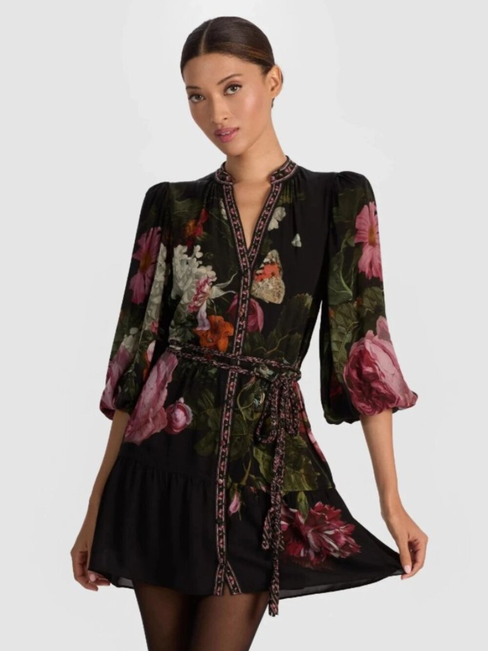 NWT ALICE & OLIVIA (size 6) ANTONETTE BE STILL MINI DRESS MSRP: $495